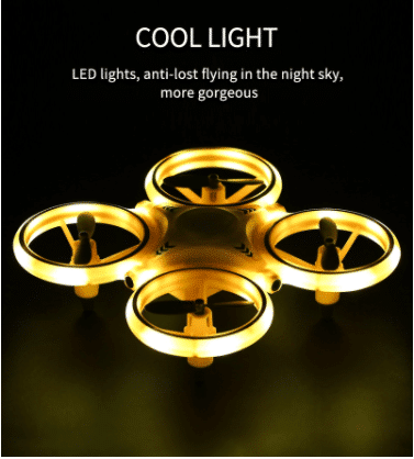 Drohnen-Hand-Quadrocopter (mit LED-Licht und Cool-Loop-Funktion) | Brehn