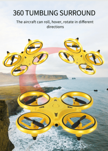 Drohnen-Hand-Quadrocopter (mit LED-Licht und Cool-Loop-Funktion) | Brehn