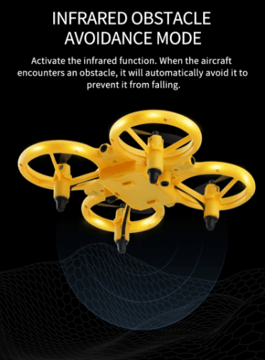 Drohnen-Hand-Quadrocopter (mit LED-Licht und Cool-Loop-Funktion) | Brehn