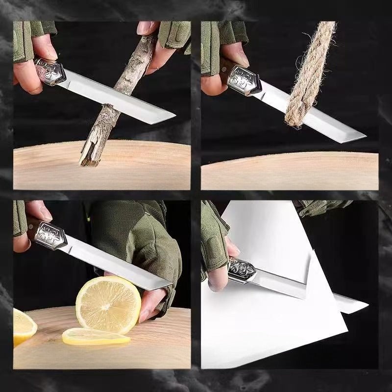 Präzisions-Messer mit elegantem japanischem Holzgriff
