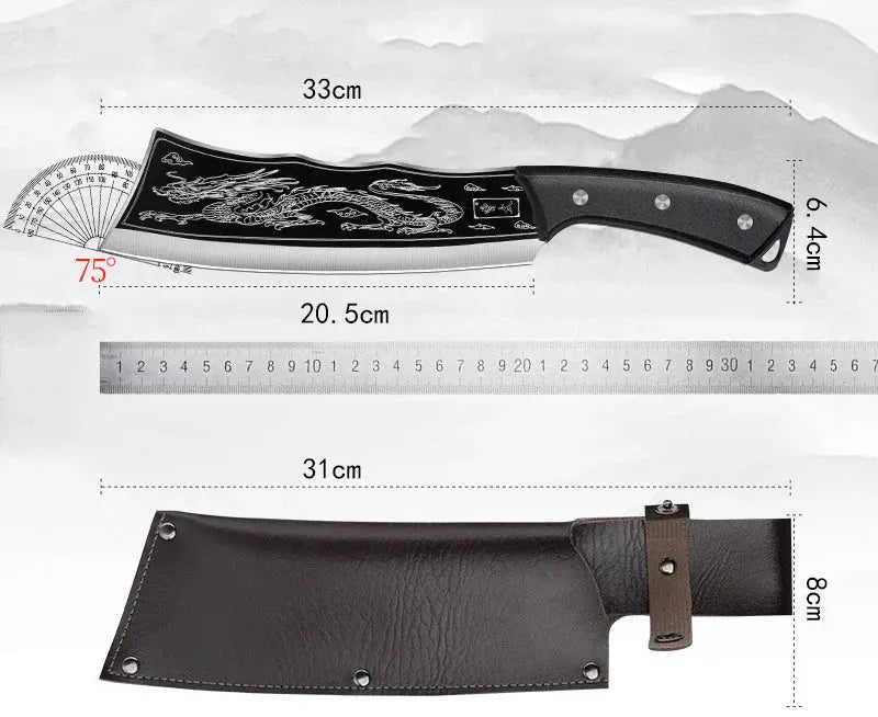 Handgemachter Drachenmesser