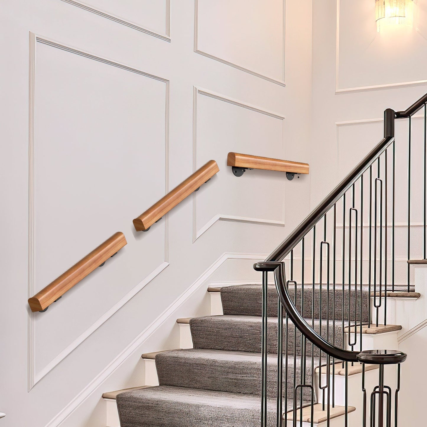 Handlauf Treppengeländer Kiefernholz Halbrunde Wood | Brehn
