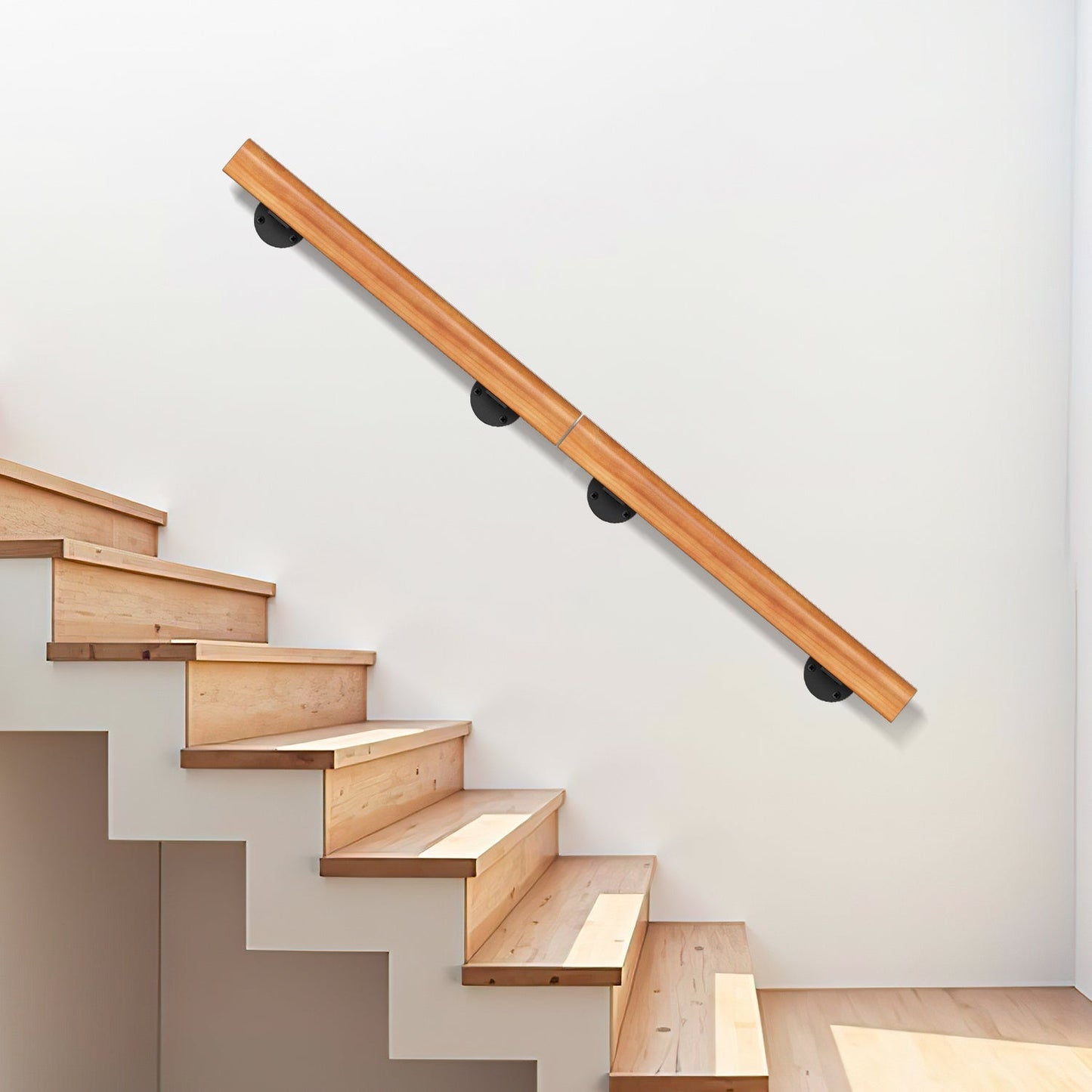 Handlauf Treppengeländer Kiefernholz Halbrunde Wood | Brehn