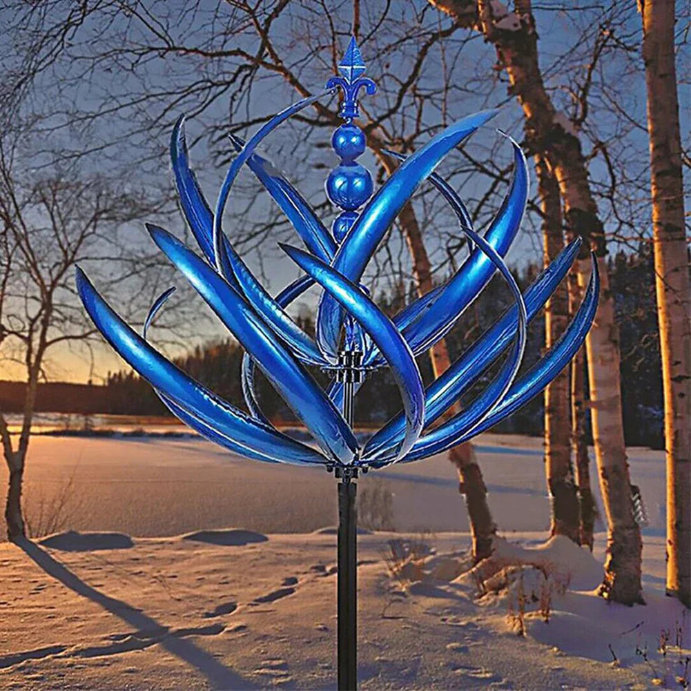 Brehn | Metallskulptur Windmühle - BreeArt