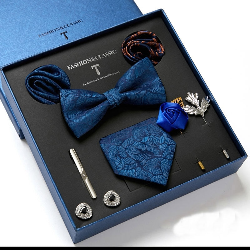 Brehn | Herren Krawatten Set Luxus Geschenkbox