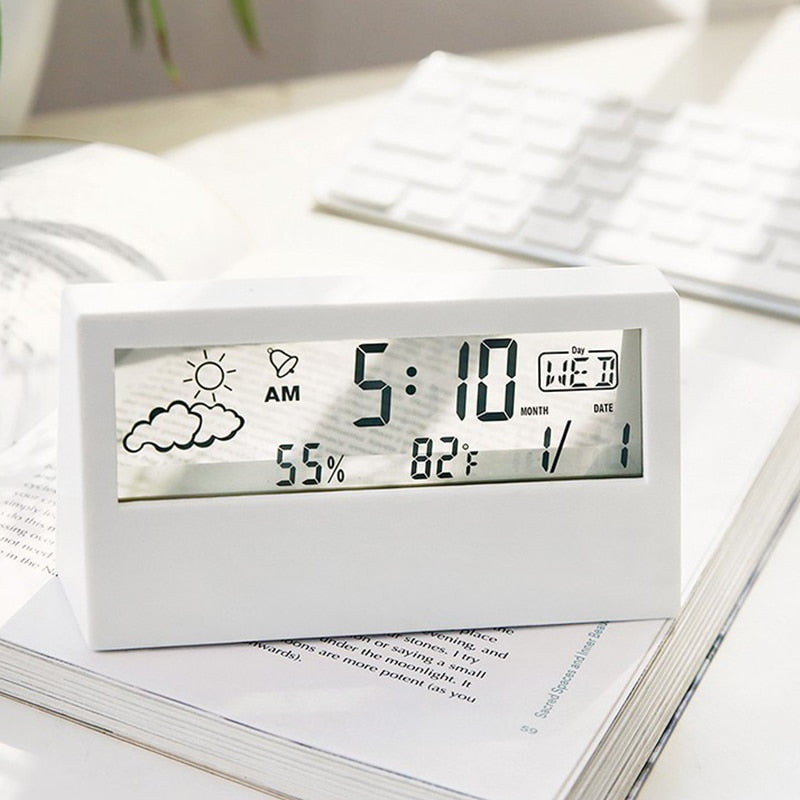 Transparente Kristallvision Multifunktionale Desktop-Uhr | Brehn