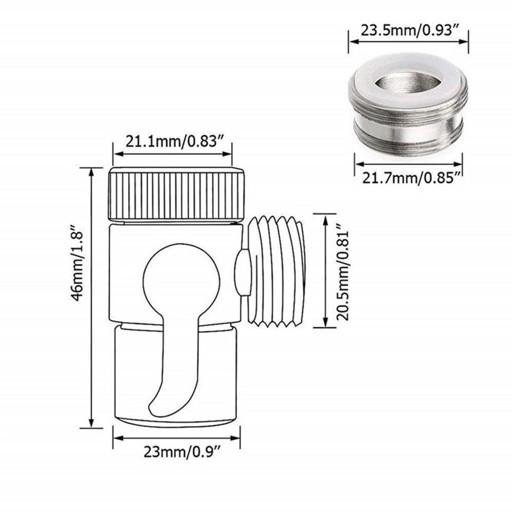 Universeller Wasserhahn-Adapter-Splitter | Brehn