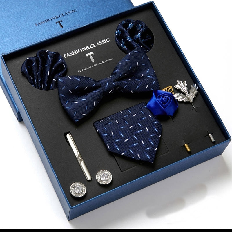 Brehn | Herren Krawatten Set Luxus Geschenkbox