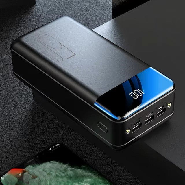 Brehn | 50.000mAh Ultra-Hochleistungs-Powerbank – Super Schnellladen für Telefone, Tablets & Laptops