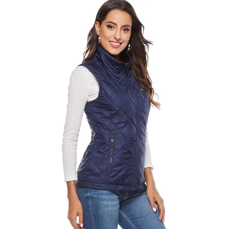 Brehn | ThermaBelle Women's Heating Vest | USB heated vest with infrared technology | Temperature regulating & lightweight | Ideal for autumn & winter