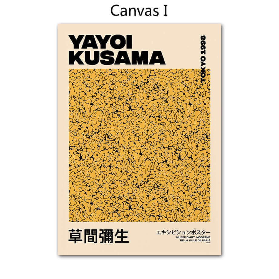 Yayoi Kusama Abstraktes Premium Poster