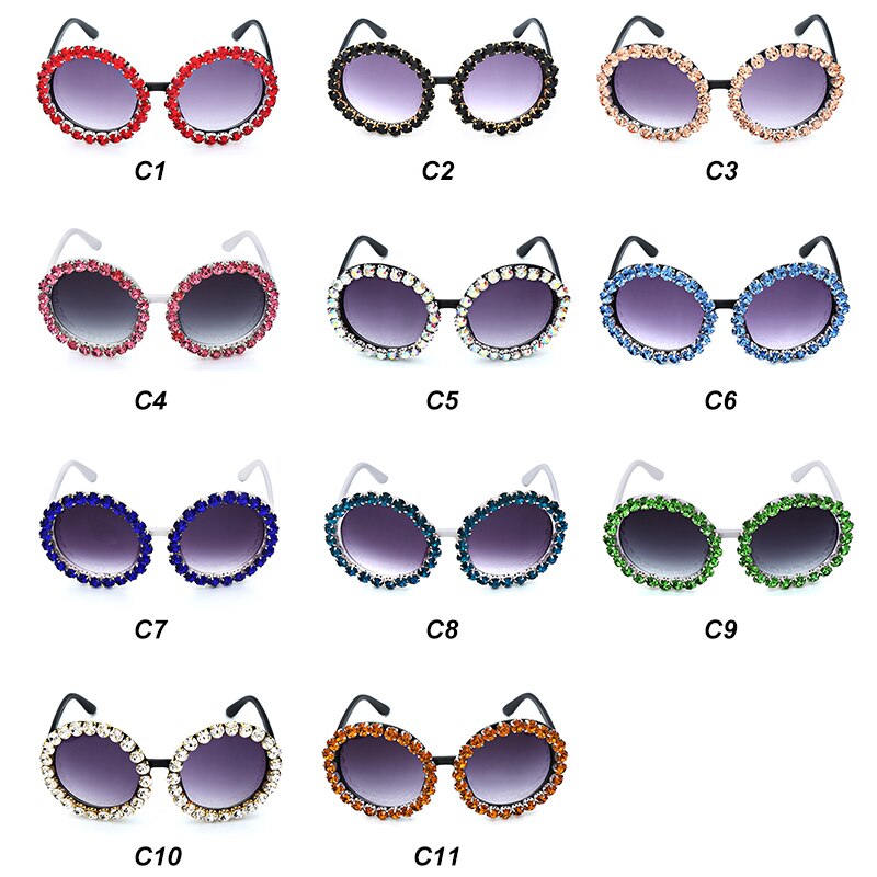 Brehn | Oversized Runde Luxus-Sonnenbrille