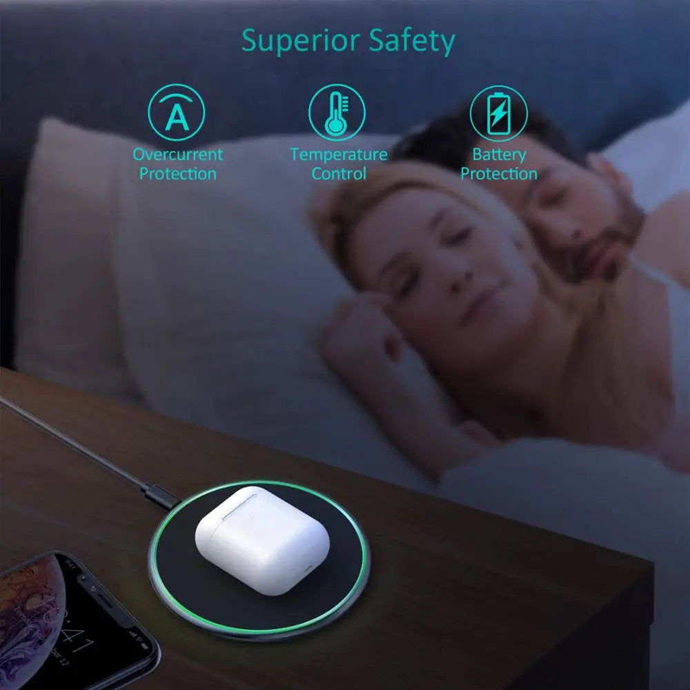 Brehn | 30W Schnelles kabelloses Ladepad | Premium USB C Ladekabel MagSafe Ladegerät für Apple iPhone, Samsung & Android - Fast Wireless Charging Pad
