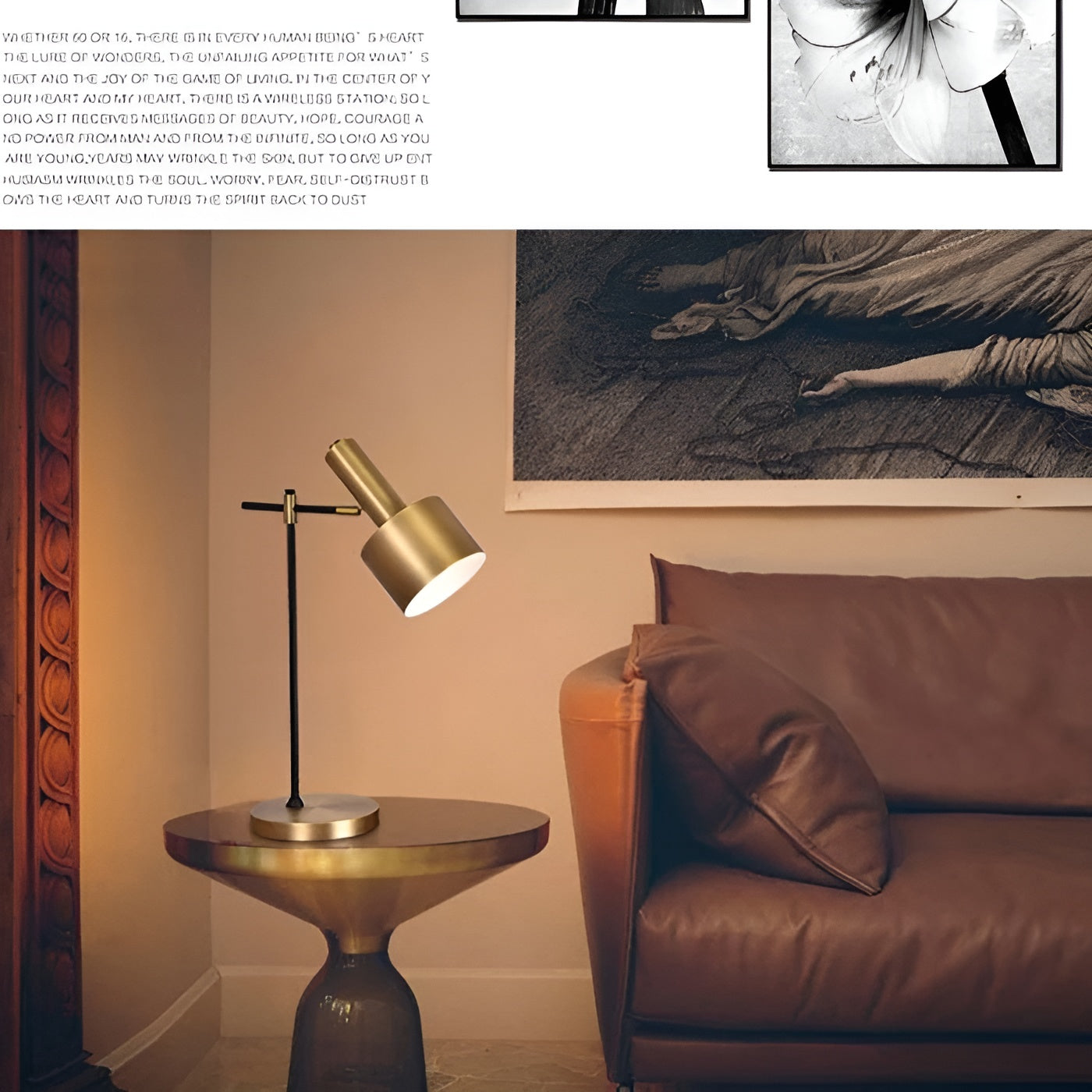 NordAura Lampe – Kreative LED-TaBrehne-Lampe