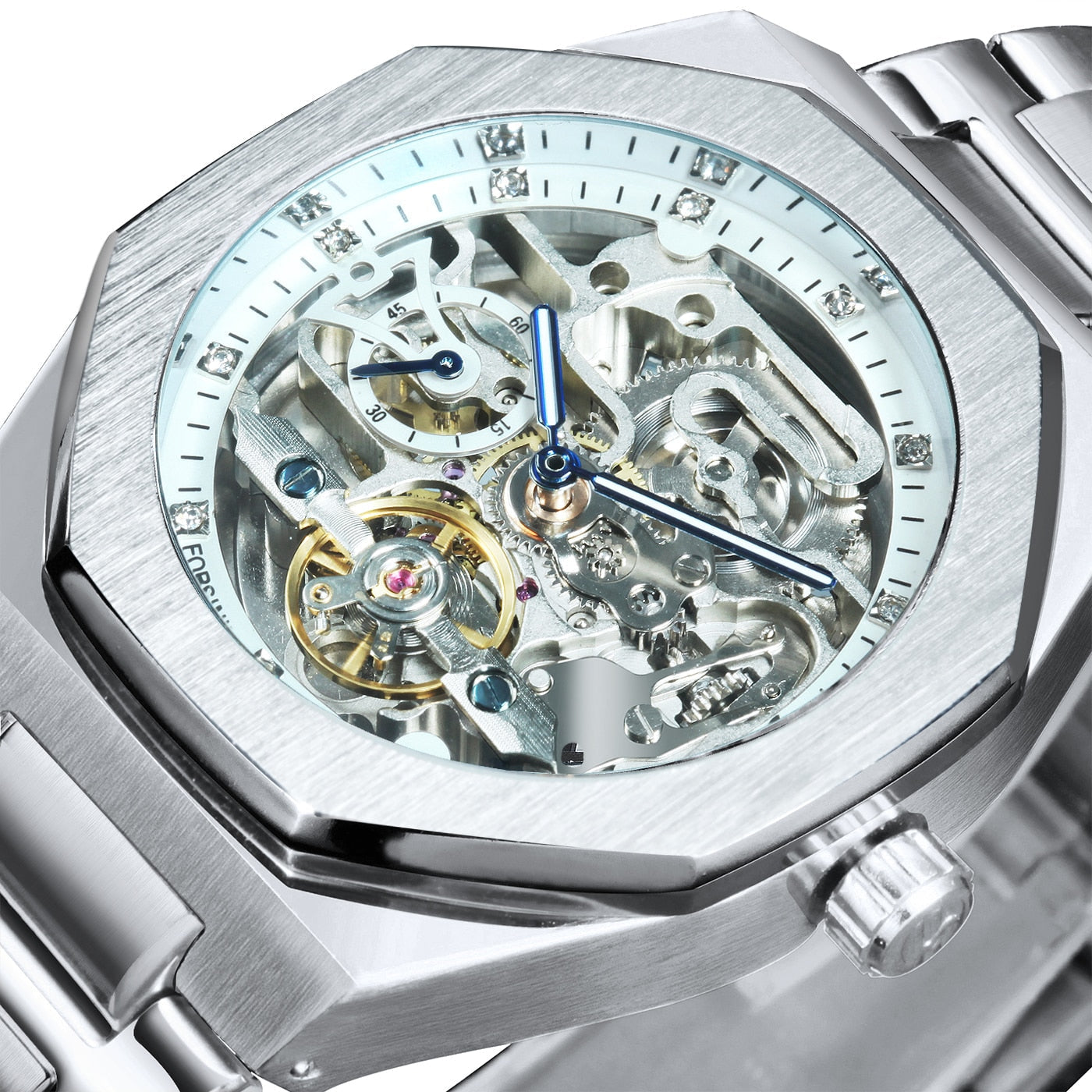 Brehn | Royale Skeleton Mechanische Herren Uhr