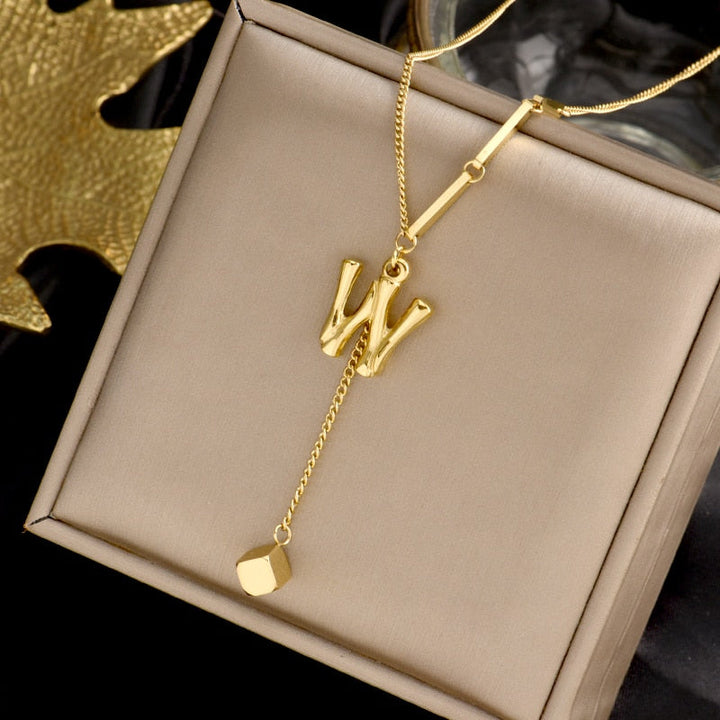 Brehn | Charmante Initialen Buchstaben Halskette