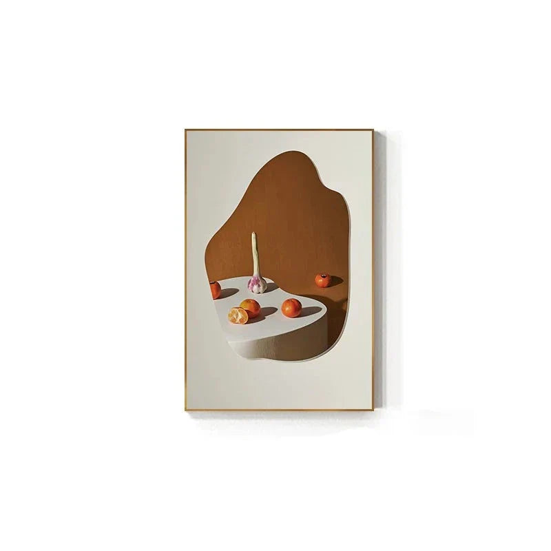 Moderne Ästhetik Abstracte Geometrie Wandkunst Feine Kunst Leinwanddrucke Bilder für luxuriöse Wohnung Wohnzimmer Esszimmer Eingang Foyer Kunst Dekor | Brehn