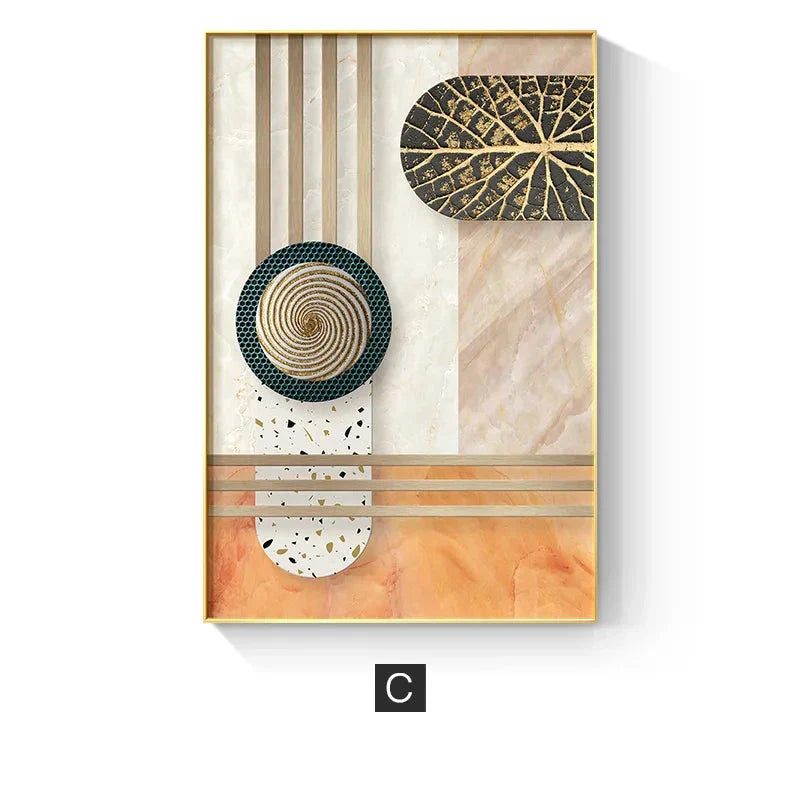 Moderne Ästhetik Abstrakte Architektonische Wandkunst feine Kunst Leinwanddrucke Bilder für Wohnung Wohnzimmer Foyer Eingangsbereich Licht Luxus Wohnkultur