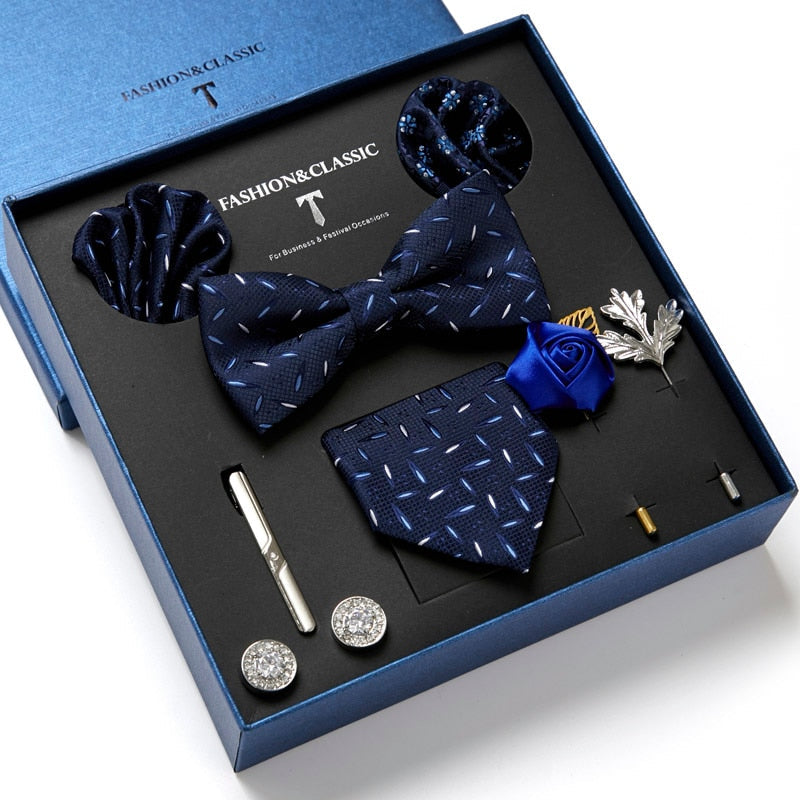 Brehn | Herren Krawatten Set Luxus Geschenkbox