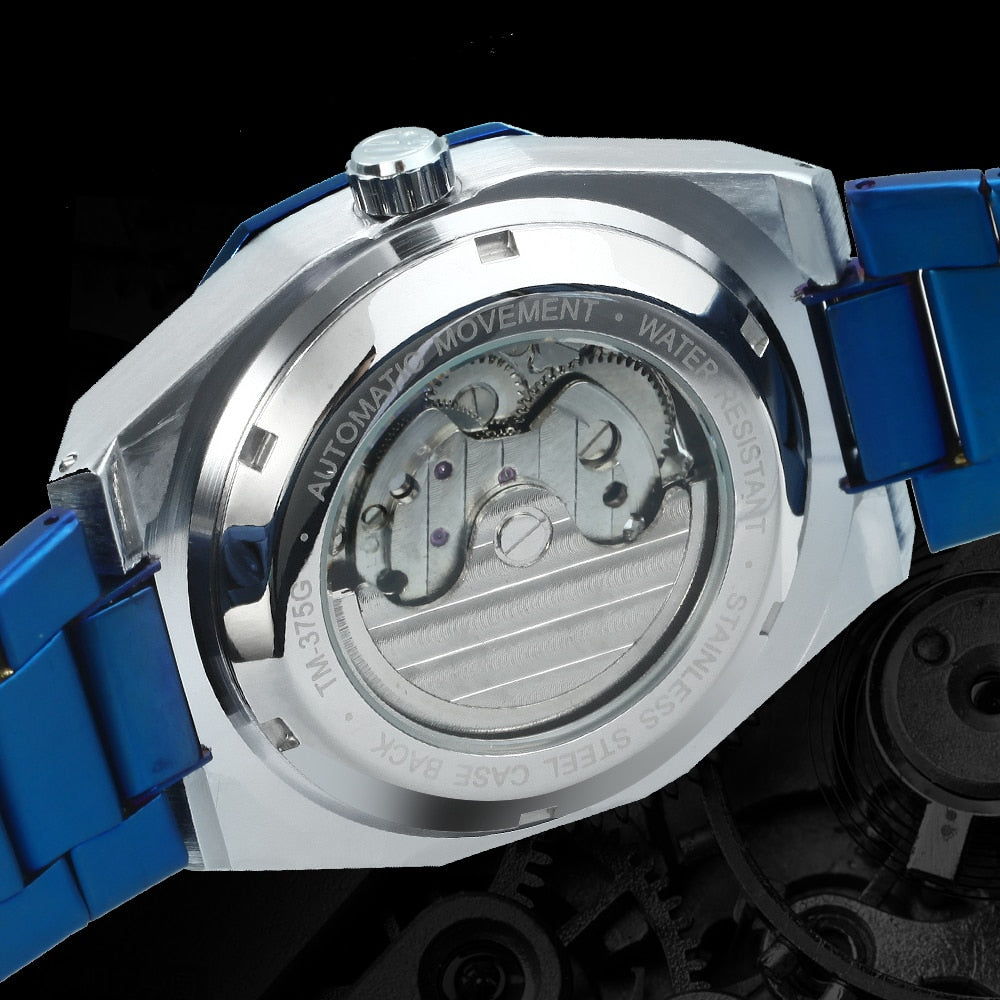 Brehn | Royale Skeleton Mechanische Herren Uhr