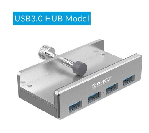 4-Port-Clip-Typ-USB-3.0-Aluminium-Hub | Brehn