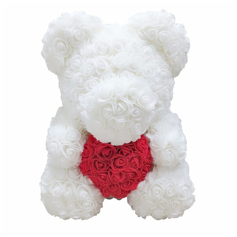 Brehn | Künstliche Rosenblumen Teddybär