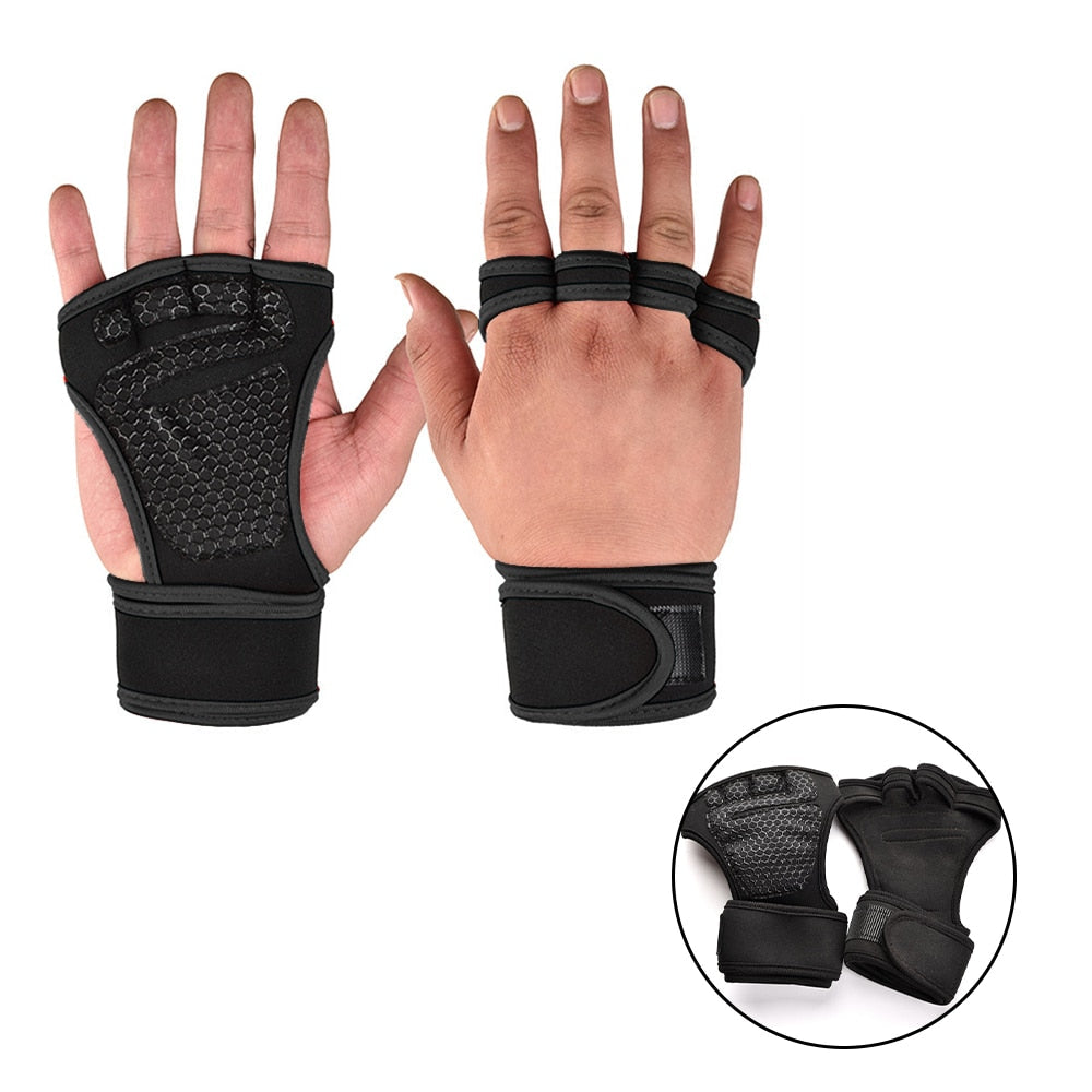 VIvolux | Power Grip Atmungsaktive Fitness Trainingshandschuhe