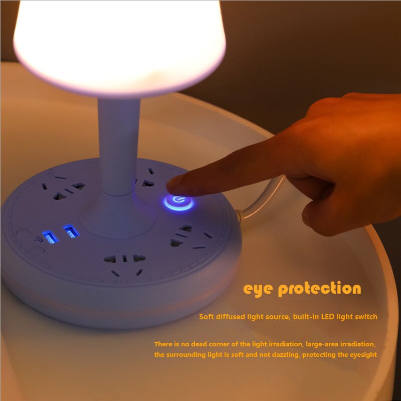 Multi Power Strip Phone Holder Tischlampe | Brehn