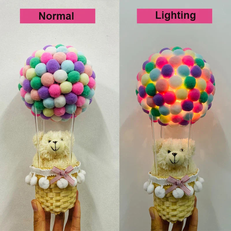 DIY Heißluftballon-förmige fliegende Tiere Nachtlampe | Brehn