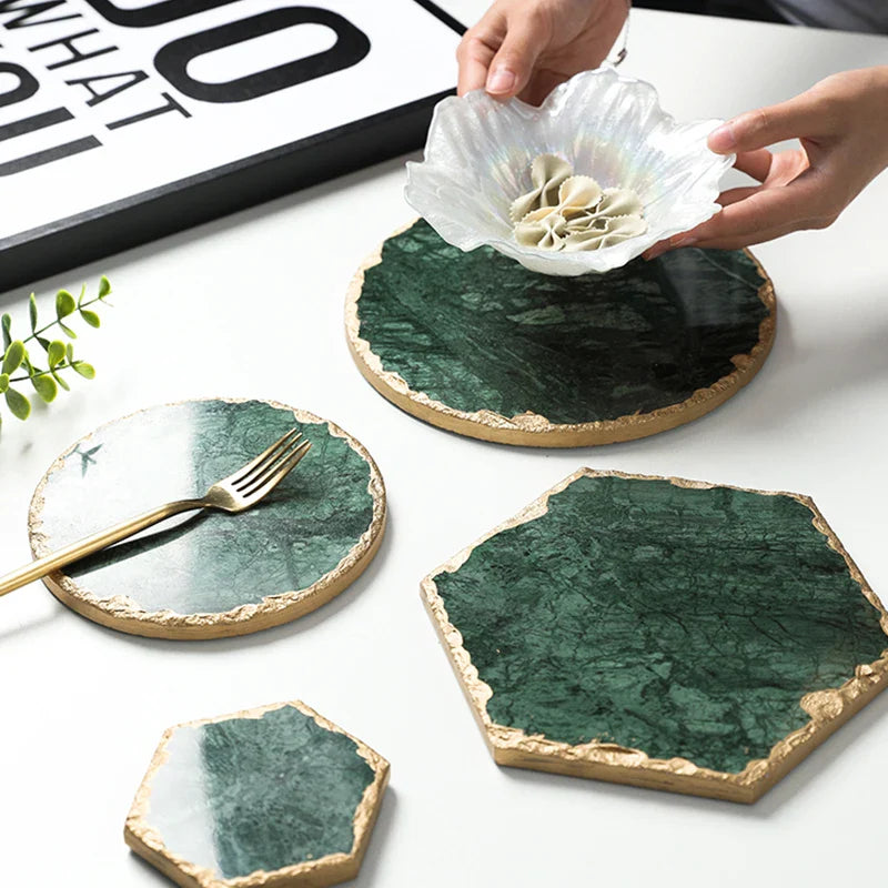 Grüne Marmorplatten Brehn