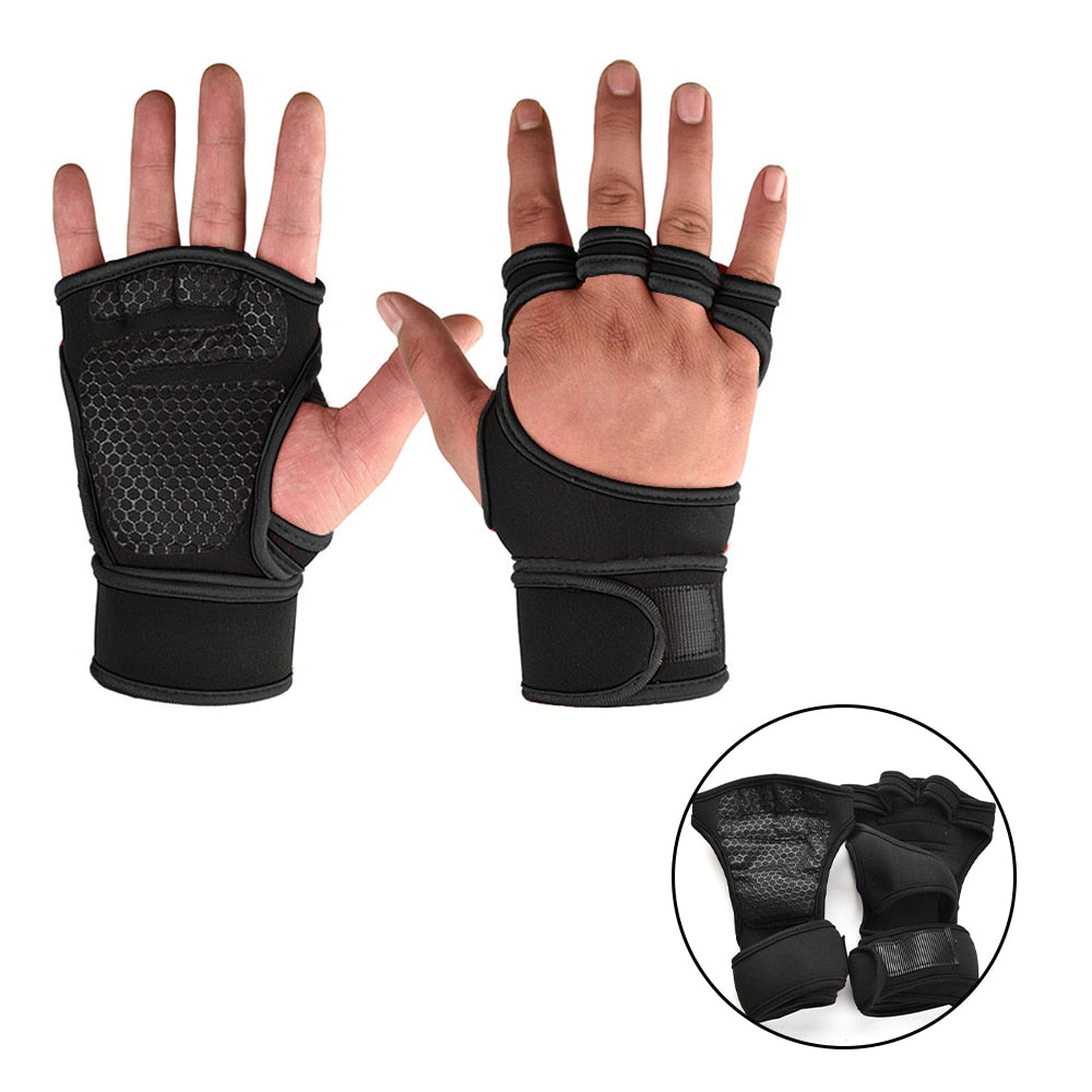 VIvolux | Power Grip Atmungsaktive Fitness Trainingshandschuhe