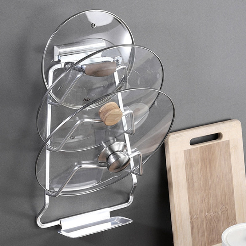 Brehn | Wandmontierter extremen Topfdeckelhalter Rack