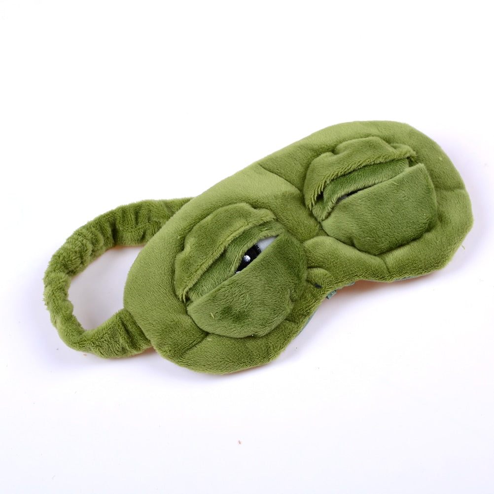 3D Schlafender Frosch Schlafmaske