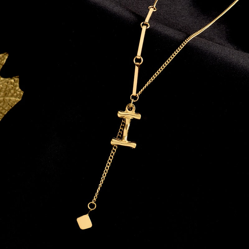 Brehn | Charmante Initialen Buchstaben Halskette