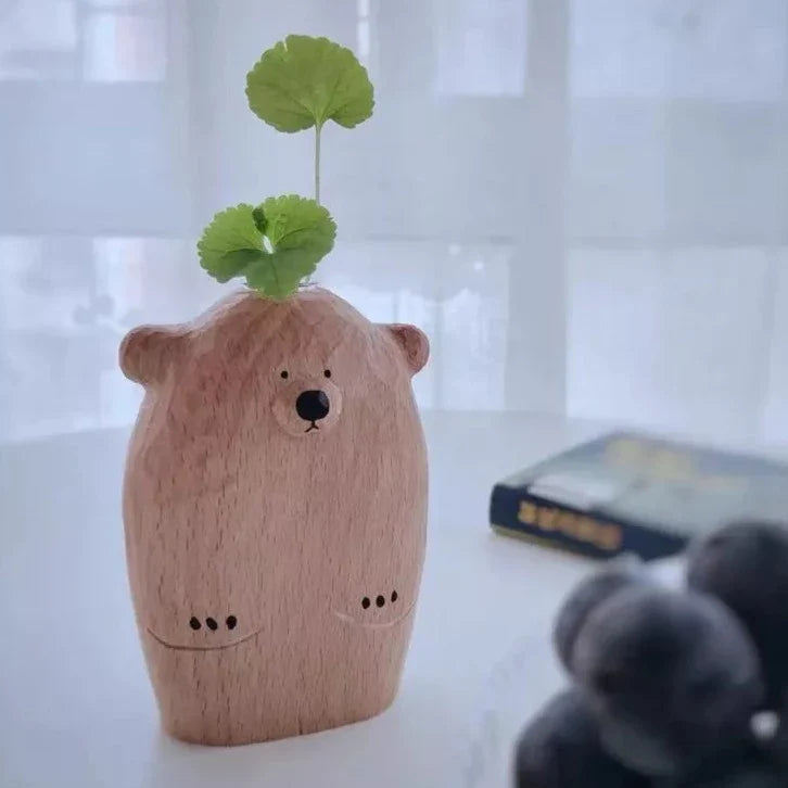 Süßer kleiner Bären-Blumenvase | Brehn