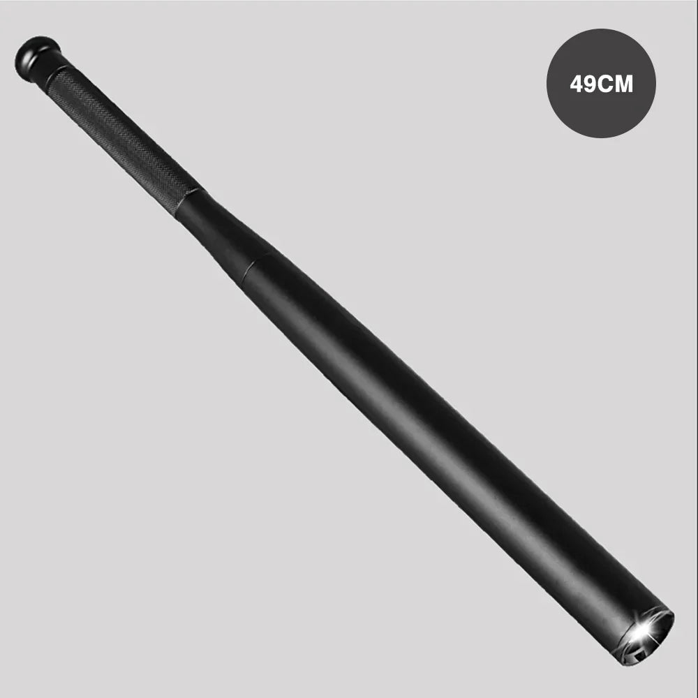 Brehn | Taktische Aluminiumlegierungs-Taschenlampe Selbstverteidigungs-Teleskopstock