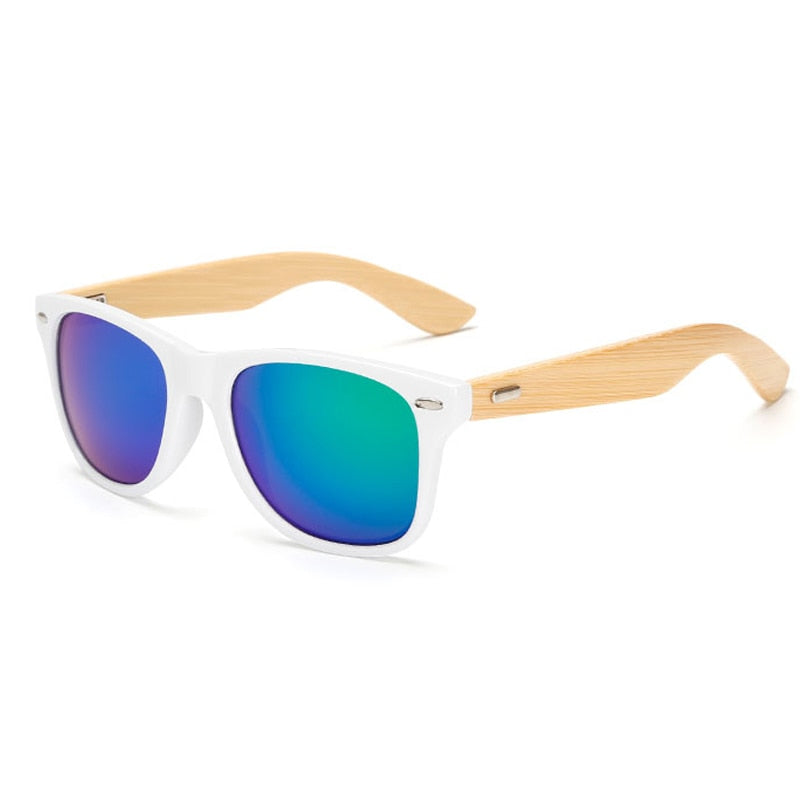 Brehn | Bamboo Retro Holz Sonnenbrille