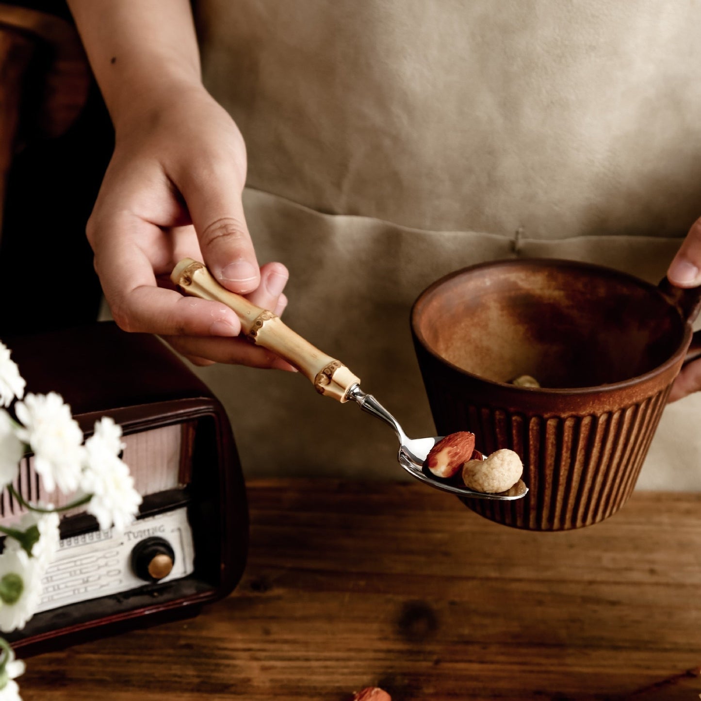 BambooElegance – Luxus Besteckset mit Bambusakzenten | Brehn