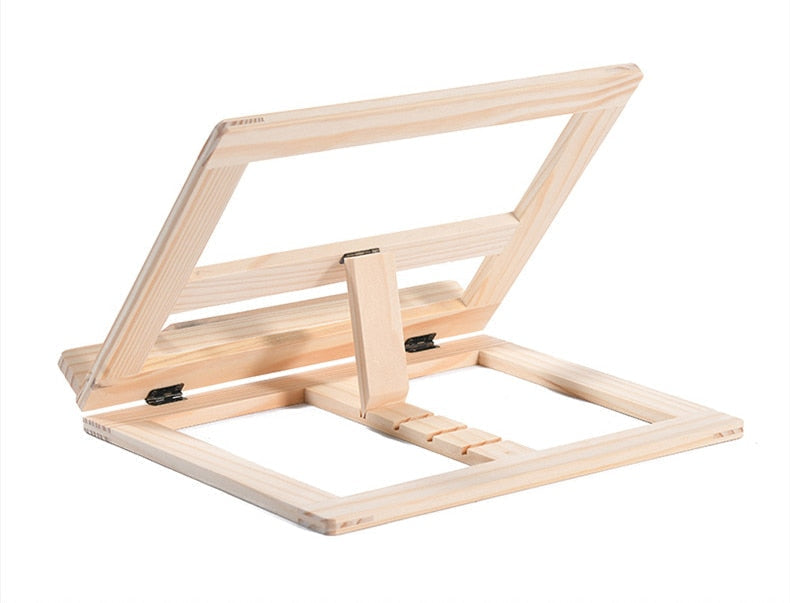 VIvolux | Kreativer Bücherwurm Holz Tablet-Ständer