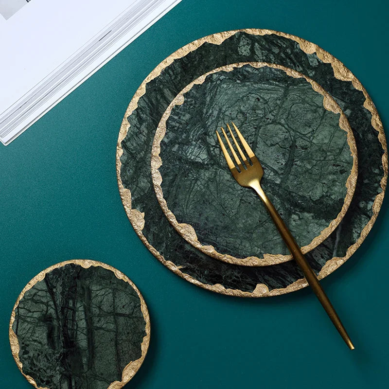 Grüne Marmorplatten Brehn