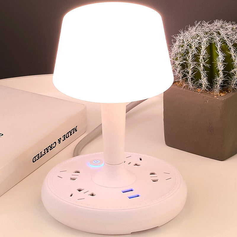 Multi Power Strip Phone Holder Tischlampe | Brehn