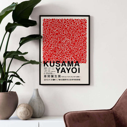 Yayoi Kusama Abstraktes Premium Poster