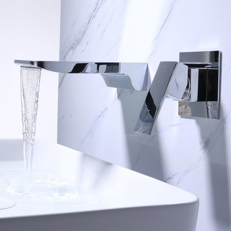 Modern wall-mounted faucet