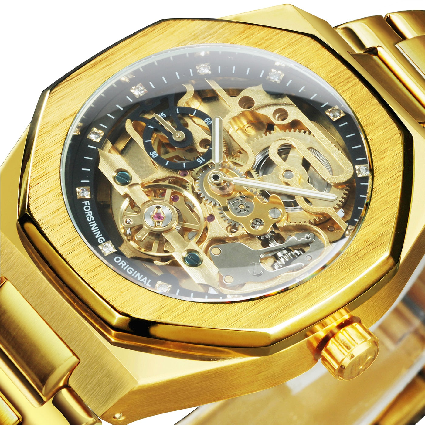 Brehn | Royale Skeleton Mechanische Herren Uhr