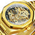 Brehn | Royale Skeleton Mechanische Herren Uhr