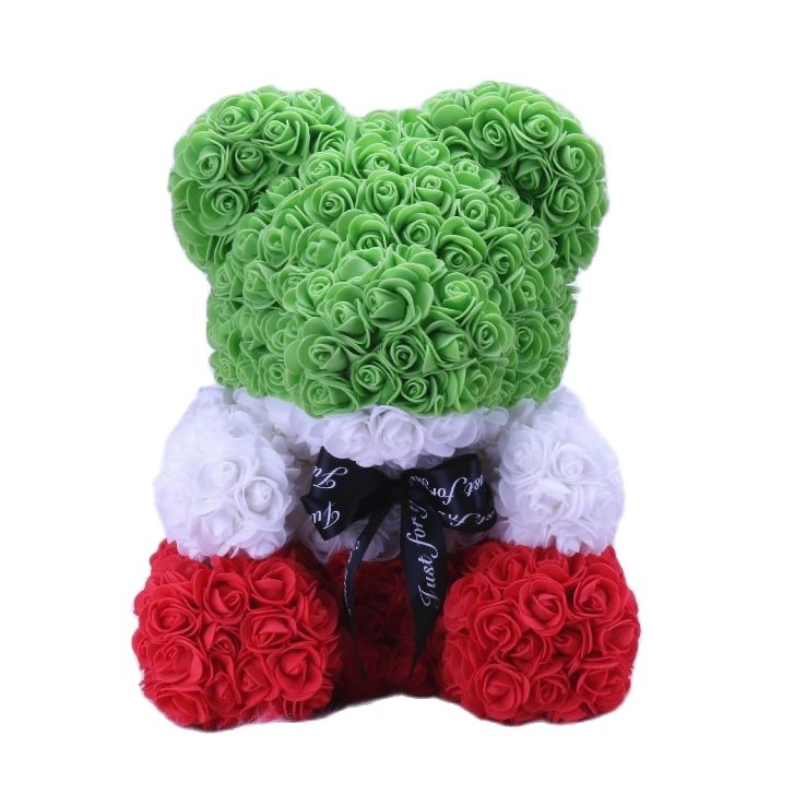 Brehn | Künstliche Rosenblumen Teddybär