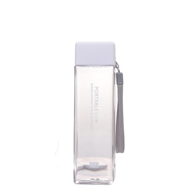 VIvolux | Transparente Quadratische Elegante Wasserflasche Thermos