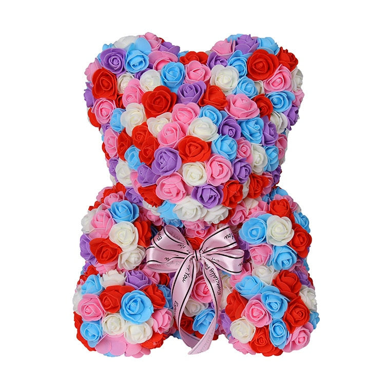 Brehn | Künstliche Rosenblumen Teddybär