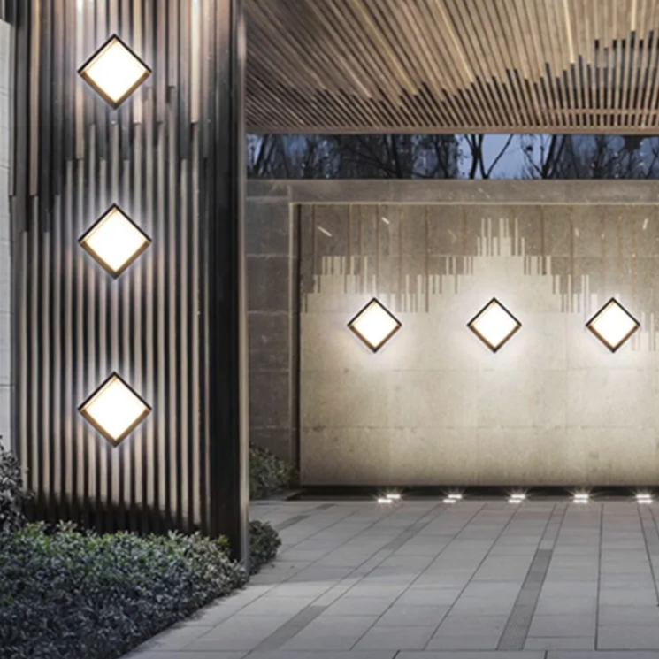 Bewegungsmelder Außen Wandlampe – Modernes Aluminium Design