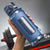 UZSPACE Sport Wasserflaschen, BPA-frei, tragbar, schlagfest, auslaufsicher, große Kapazität, Fitness-Wasserkanne, Tritan-Kunststoff Trinkflasche